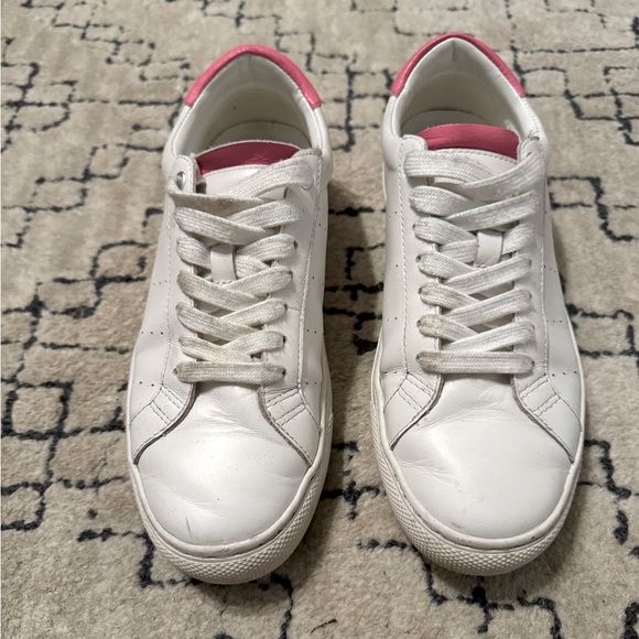 JCrew Saturday sneaker leather with fuschia - Picture 2 of 8